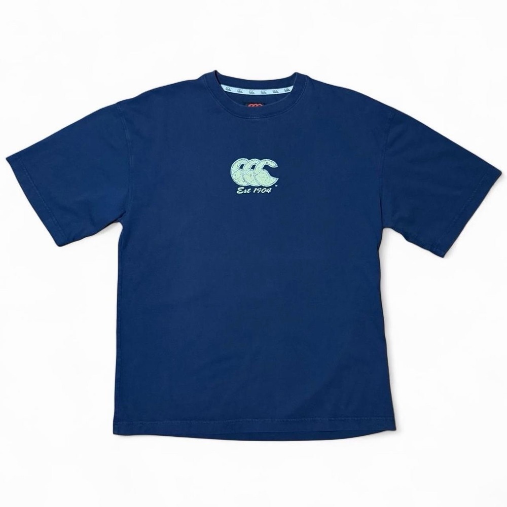 Vintage Y2K Canterbury of New Zealand Kiwi Graphic Logo T-shirt M 21x27"